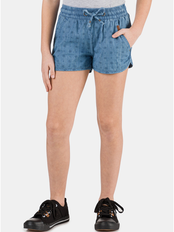 Sam 73 Pantaloncini in denim blu fantasia bambina SAM 73