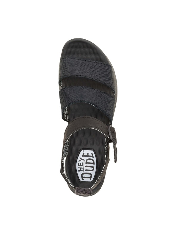 Hey Dude Sandali neri con plateau da donna Hey Dude