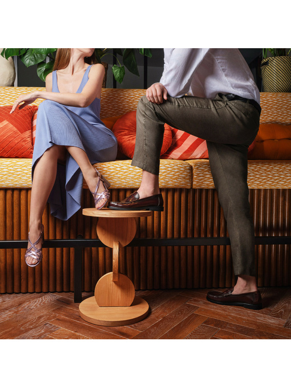 Geox Mocassini marroni scuri da uomo Geox Recanati