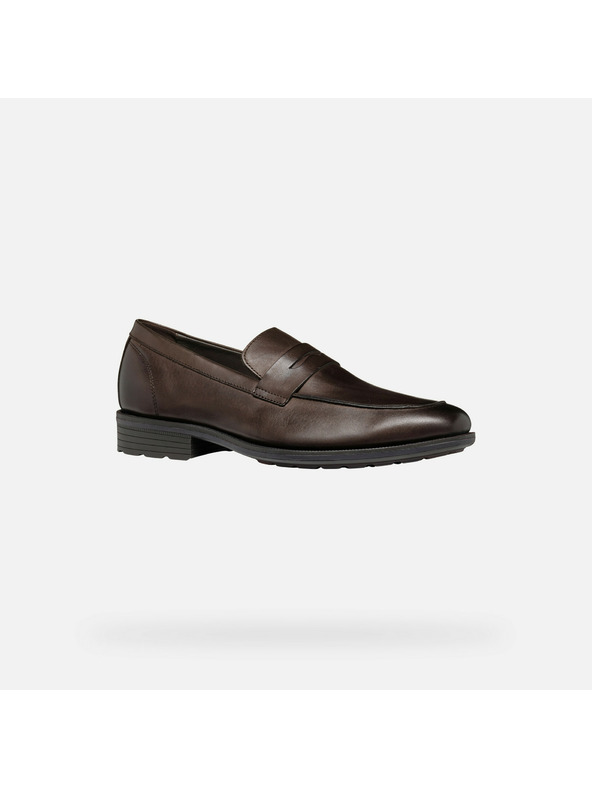 Geox Mocassini marroni scuri da uomo Geox Walk Pleasure F