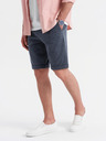 Ombre Clothing Pantaloncini corti strutturati in maglia da uomo con vita elastica Ombre Clothing