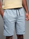 Ombre Clothing Pantaloncini corti in felpa da uomo con stampa Ombre Clothing