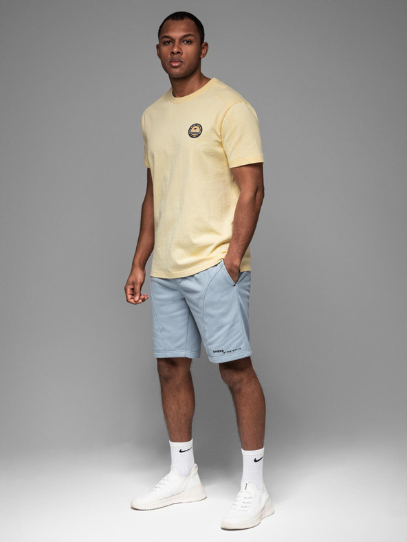 Ombre Clothing Pantaloncini corti in felpa da uomo con stampa Ombre Clothing