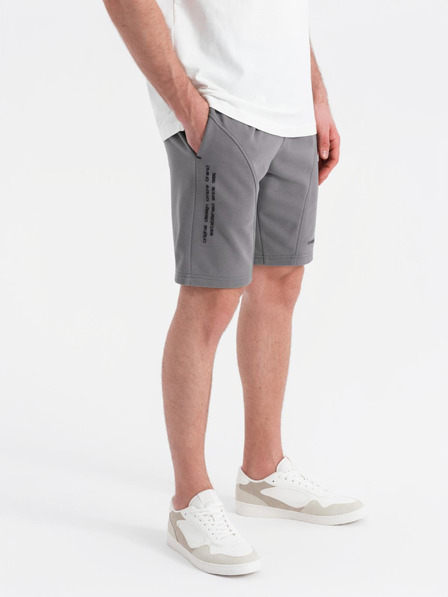 Ombre Clothing Pantaloncini corti in felpa da uomo con stampa Ombre Clothing
