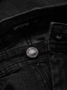 Ombre Clothing Pantaloncini di jeans da uomo con risvolto Ombre Clothing