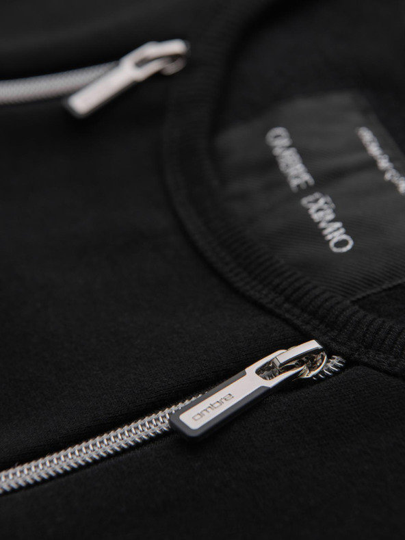 Ombre Clothing Felpa lavata con cucitura decorativa sul collo da uomo Ombre Clothing