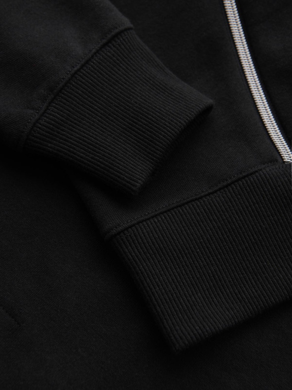 Ombre Clothing Felpa lavata con cucitura decorativa sul collo da uomo Ombre Clothing