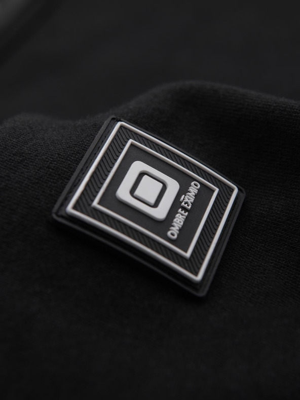 Ombre Clothing Felpa lavata con cucitura decorativa sul collo da uomo Ombre Clothing