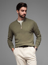 Ombre Clothing Maglione lavorato a maglia con punti strutturati da uomo Ombre Clothing