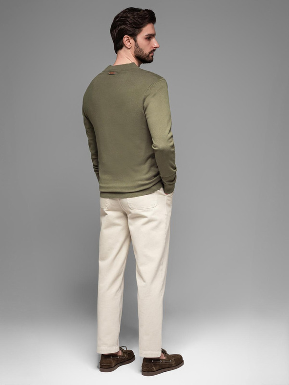 Ombre Clothing Maglione lavorato a maglia con punti strutturati da uomo Ombre Clothing