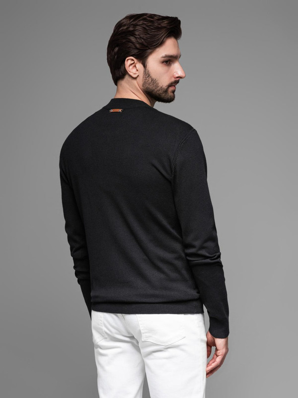 Ombre Clothing Maglione lavorato a maglia con punti strutturati da uomo Ombre Clothing