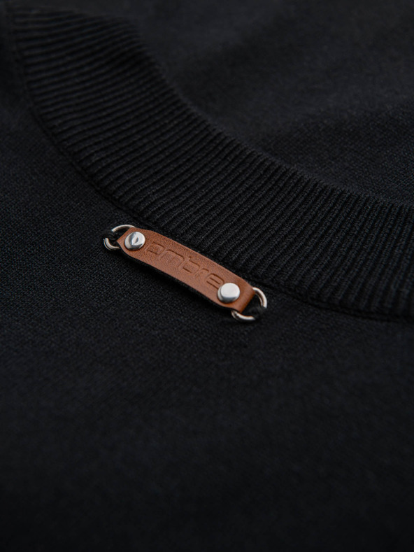 Ombre Clothing Maglione lavorato a maglia con punti strutturati da uomo Ombre Clothing