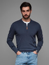 Ombre Clothing Maglione lavorato a maglia con punti strutturati da uomo Ombre Clothing