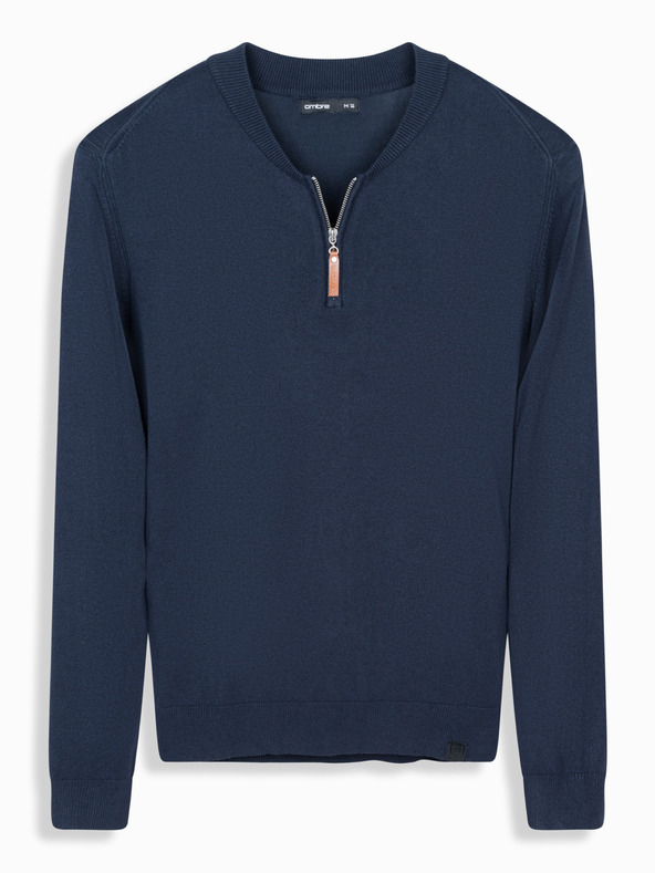 Ombre Clothing Maglione lavorato a maglia con punti strutturati da uomo Ombre Clothing