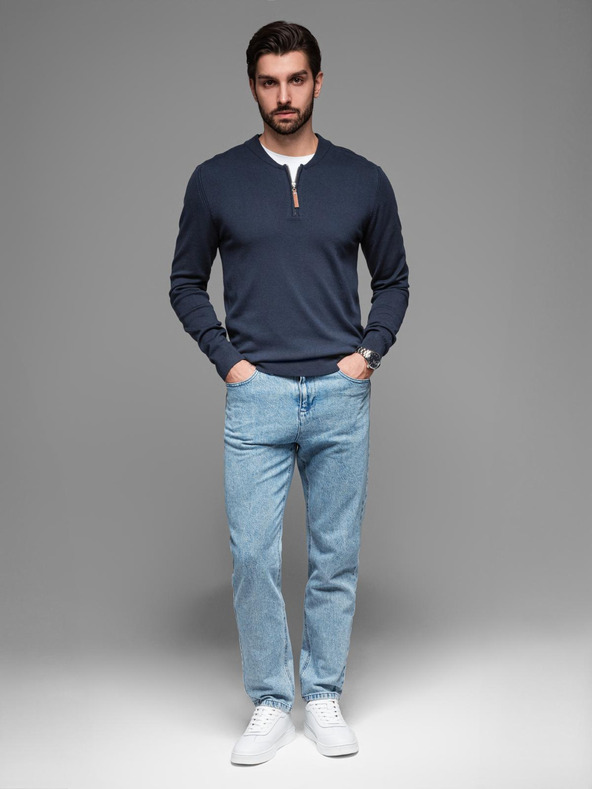 Ombre Clothing Maglione lavorato a maglia con punti strutturati da uomo Ombre Clothing