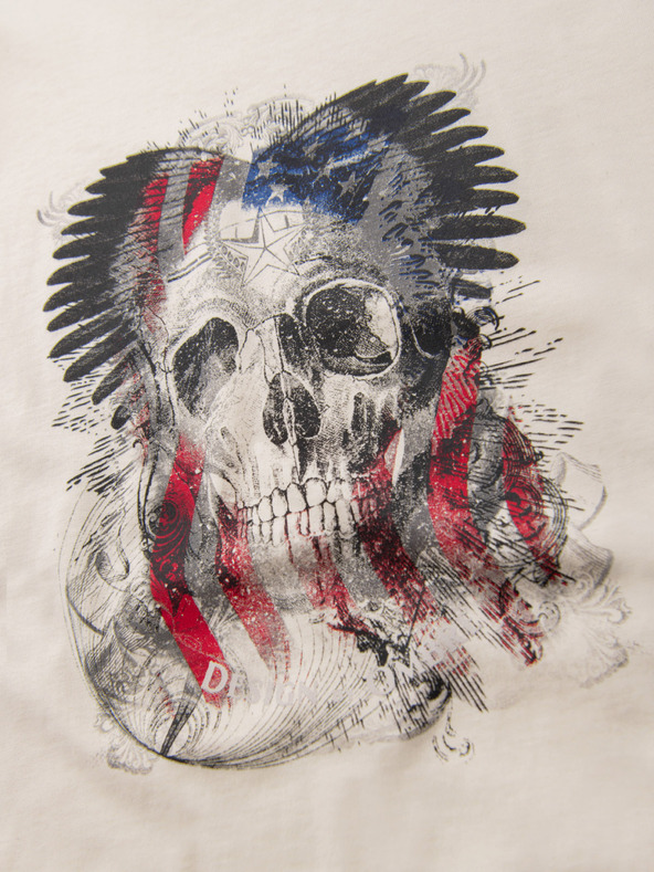 Ombre Clothing Maglietta in cotone con stampa da uomo Ombre Clothing