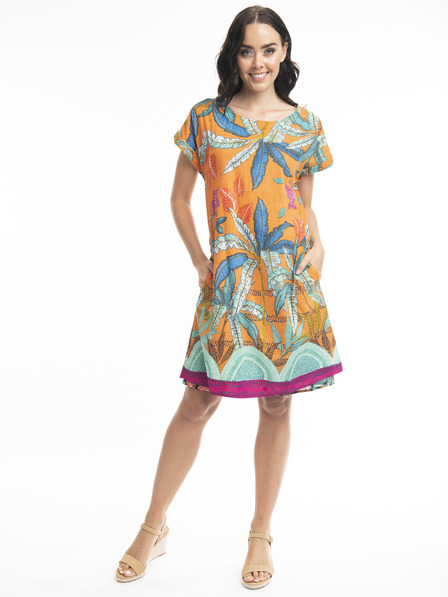 Orientique Abito reversibile da donna Orientique Paphos blu e arancione