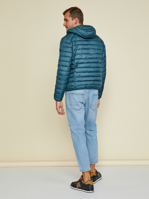 ZOOT.lab Giacca da uomo trapuntata leggera con cappuccio ZOOT.lab Ritchy in colore petrolio