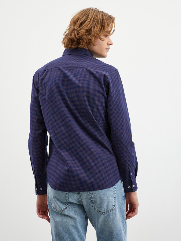 ZOOT.lab Camicia fantasia uomo blu scuro ZOOT.lab Boris