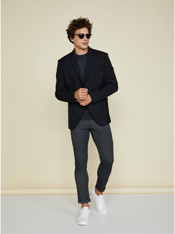 ZOOT.lab Maglione basic da uomo grigio scuro ZOOT.lab Olin