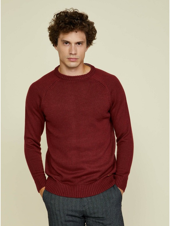 ZOOT.lab Maglione basic da uomo bordeaux ZOOT.lab Olin