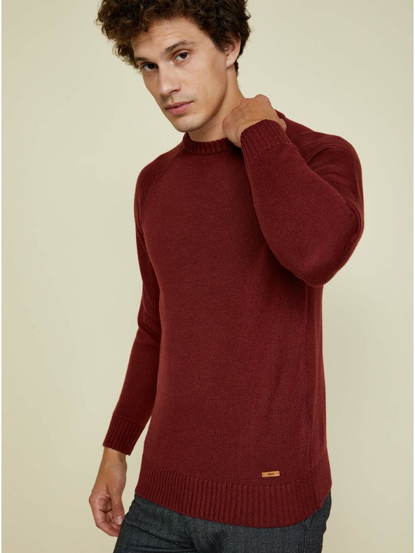 ZOOT.lab Maglione basic da uomo bordeaux ZOOT.lab Olin