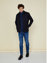 ZOOT.lab Cardigan blu scuro da uomo con zip e collo alto ZOOT.lab Brad