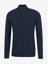 ZOOT.lab Cardigan blu scuro da uomo con zip e collo alto ZOOT.lab Brad