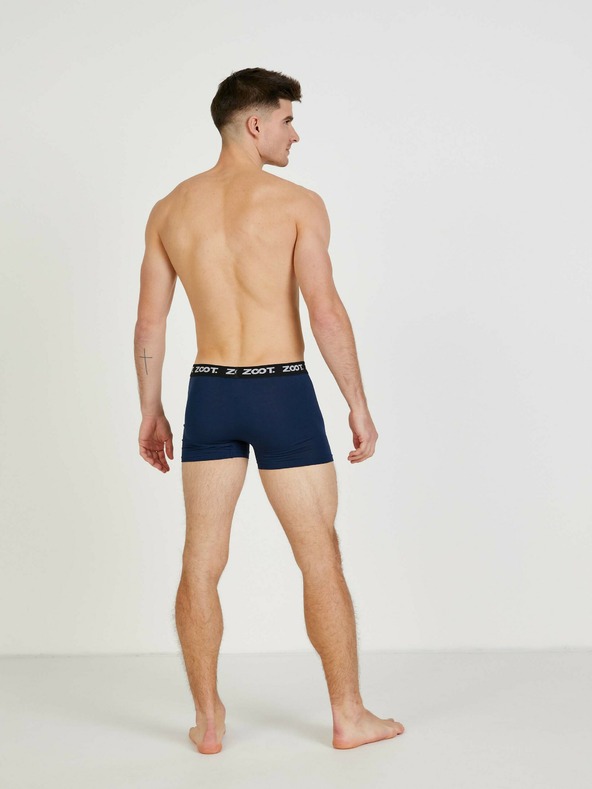 ZOOT.lab Set di tre boxer da uomo in rosso, blu e grigio ZOOT.lab