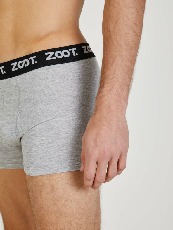 ZOOT.lab Set di tre boxer da uomo in rosso, blu e grigio ZOOT.lab