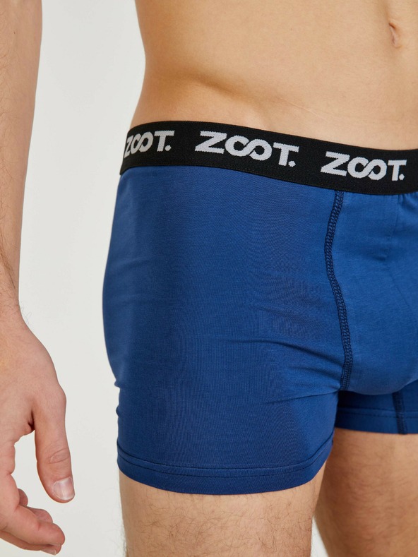 ZOOT.lab Set di tre boxer da uomo in nero, blu e grigio ZOOT.lab