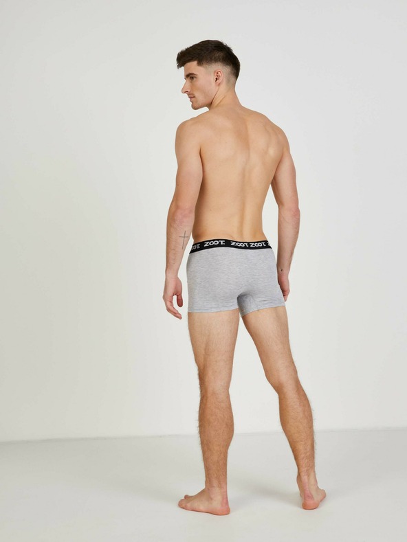 ZOOT.lab Set di tre boxer da uomo in blu, grigio e nero ZOOT.lab