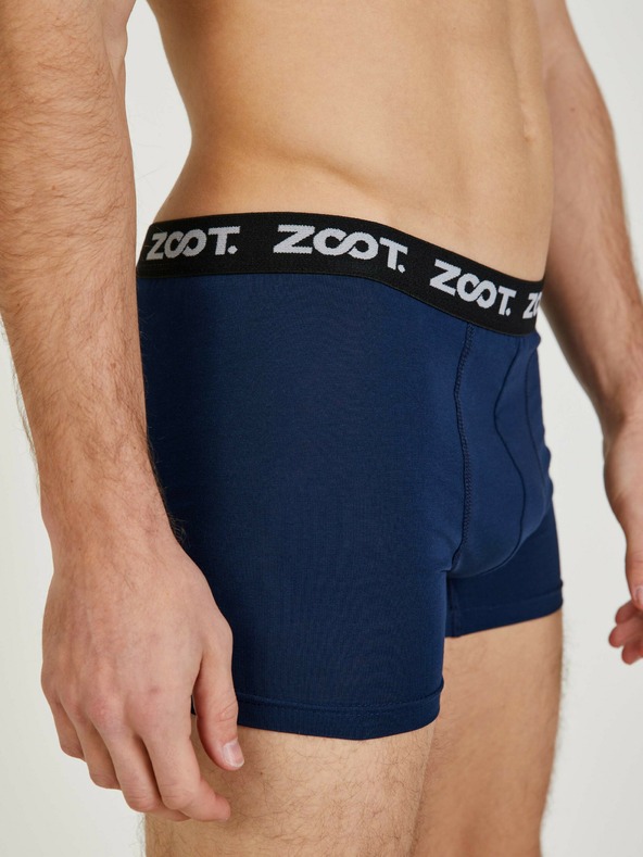 ZOOT.lab Set di tre boxer da uomo in blu, grigio e nero ZOOT.lab