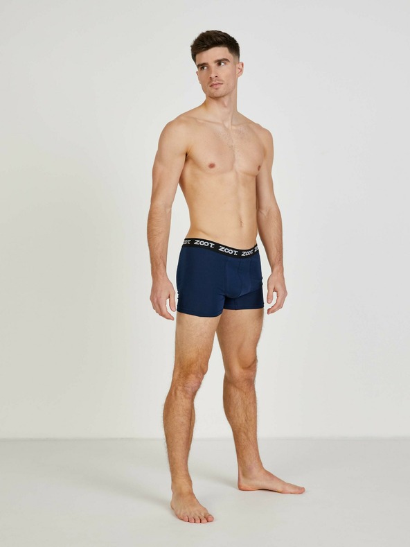 ZOOT.lab Set di tre boxer da uomo in blu, grigio e nero ZOOT.lab