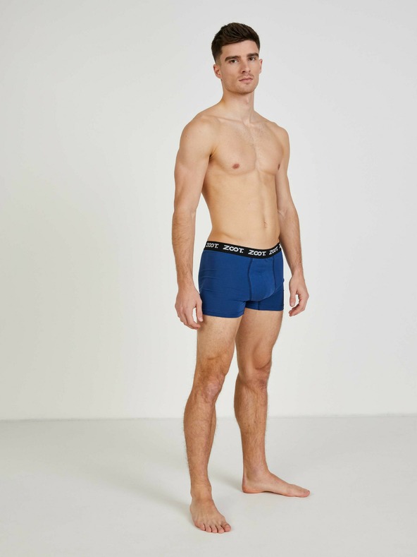 ZOOT.lab Set di tre boxer da uomo in grigio, blu e rosso ZOOT.lab