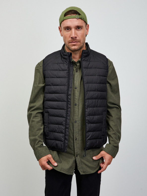 ZOOT.lab Gilet trapuntato nero da uomo ZOOT.lab Jose