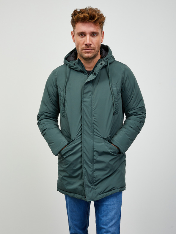 ZOOT.lab Parka con cappuccio verde da uomo ZOOT.lab Charls