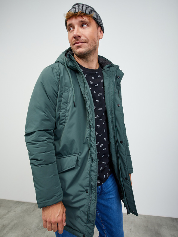 ZOOT.lab Parka con cappuccio verde da uomo ZOOT.lab Charls