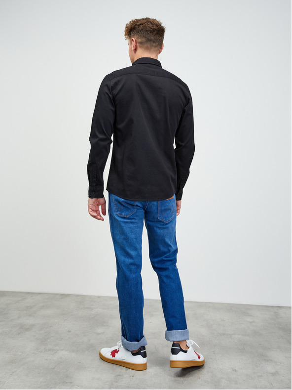 ZOOT.lab Camicia da uomo nera ZOOT.lab Stanley