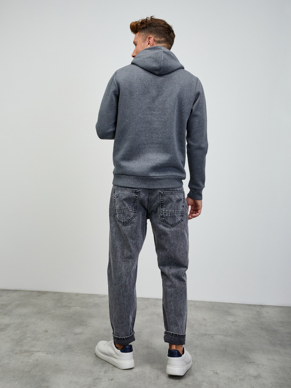 ZOOT.lab Felpa con cappuccio e zip brindle da uomo grigio scuro ZOOT.lab Jaxon