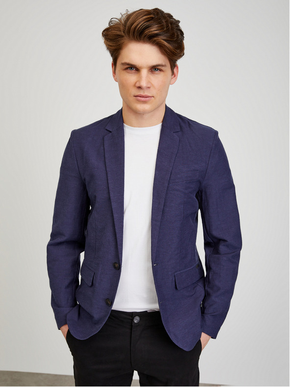 ZOOT.lab Giacca di lino blu scuro da uomo ZOOT.lab Joseph