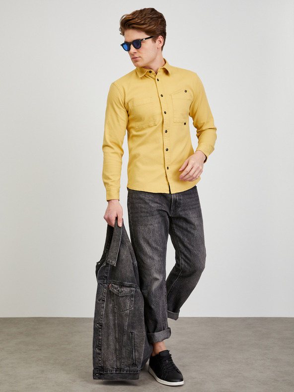 ZOOT.lab Camicia gialla leggera da uomo ZOOT.lab Floyd