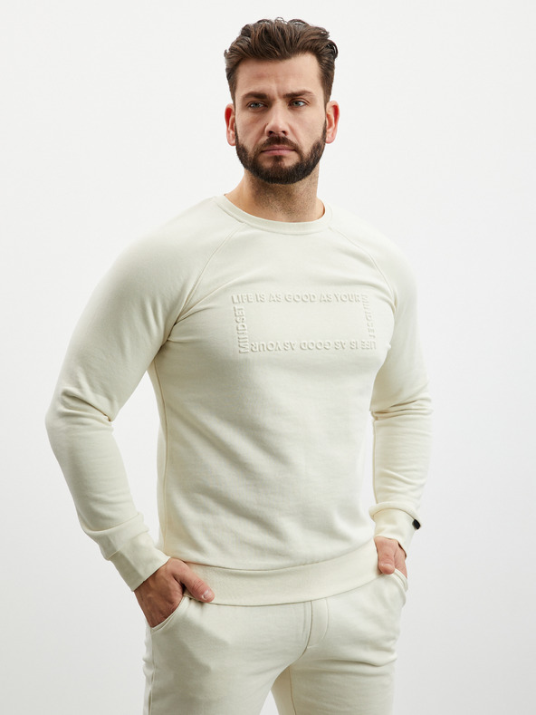 ZOOT.lab Felpa ZOOT.lab Harold uomo crema