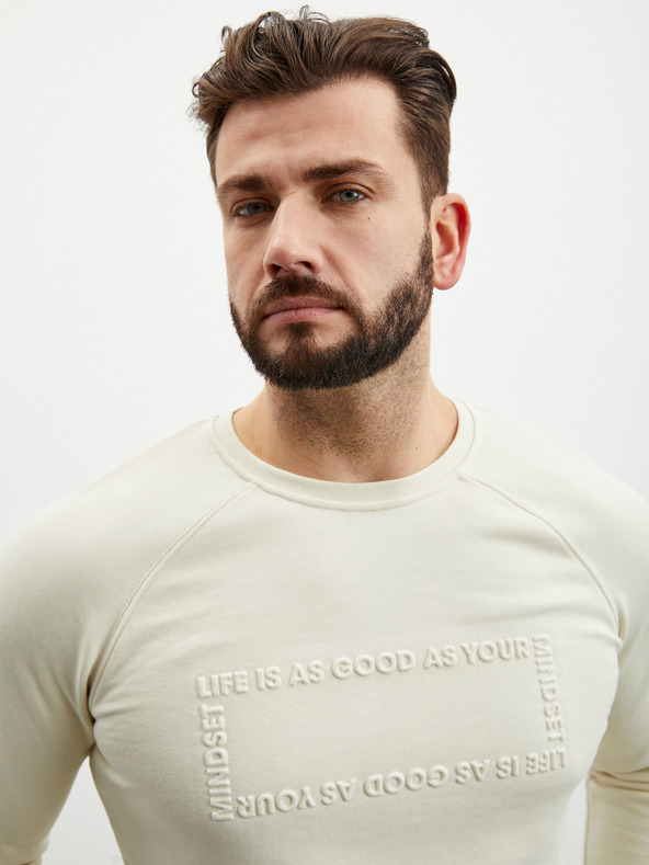 ZOOT.lab Felpa ZOOT.lab Harold uomo crema