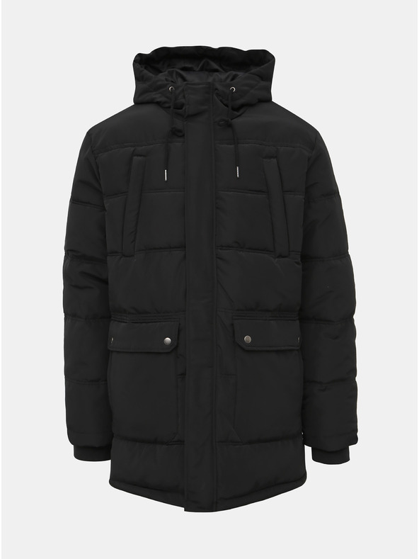 ZOOT.lab Giacca invernale trapuntata nera da uomo ZOOT.lab