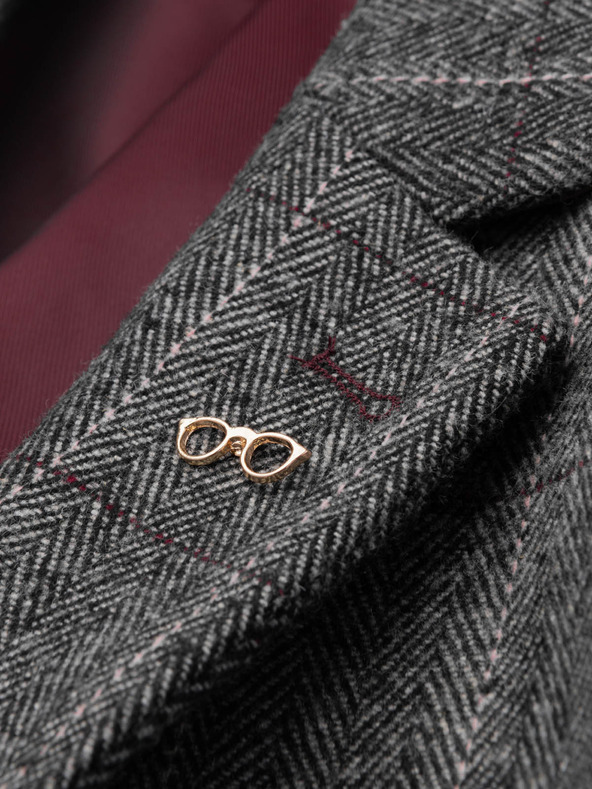 Ombre Clothing Spilla decorativa in metallo per occhiali oro Ombre Clothing