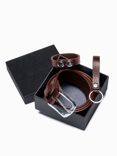 Ombre Clothing Set di accessori in pelle da uomo Ombre Clothing