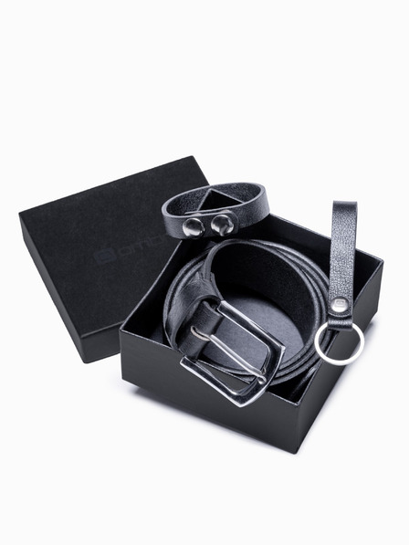 Ombre Clothing Set di accessori in pelle da uomo Ombre Clothing