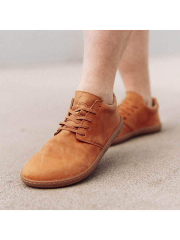 Vasky Pelle da donna a piedi nudi marrone chiaro Vasky Terry Caramello