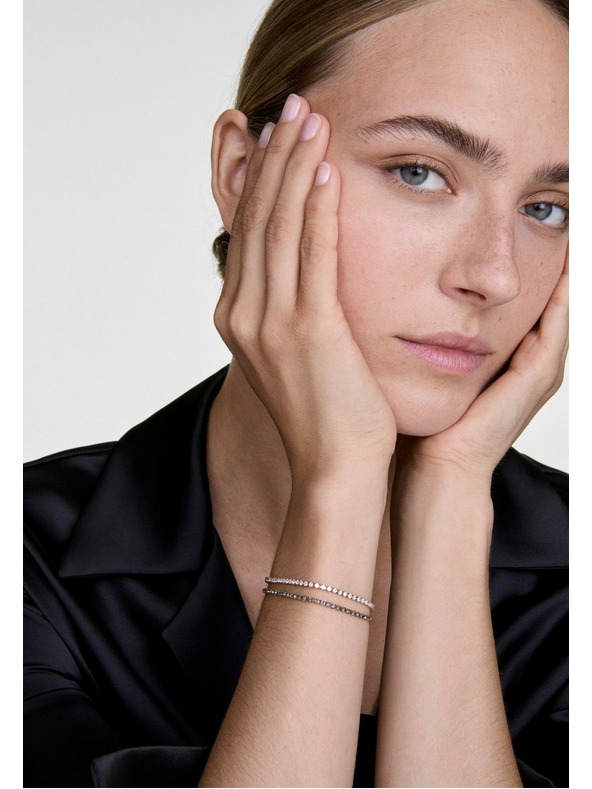 Daniel Wellington Bracciale in acciaio oro rosa Daniel Wellington Tennis DW00401109